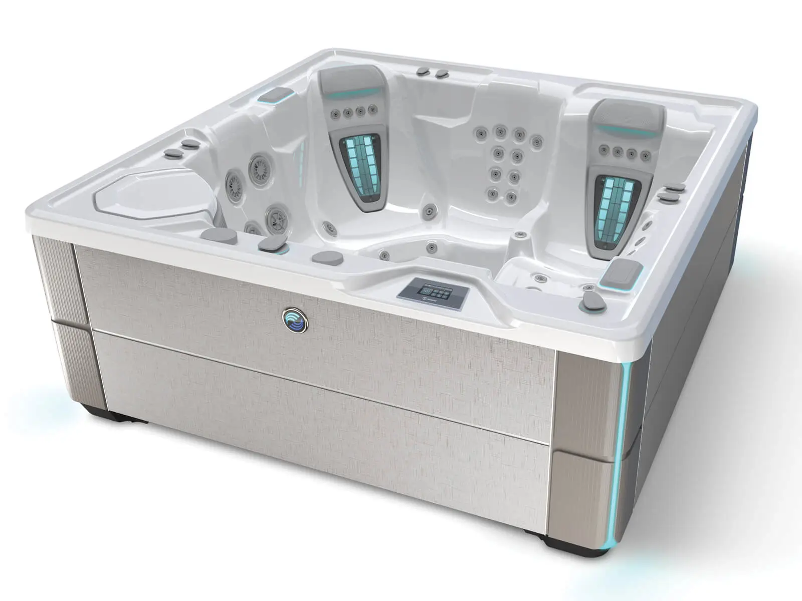 Aria® hot tub, exterior view