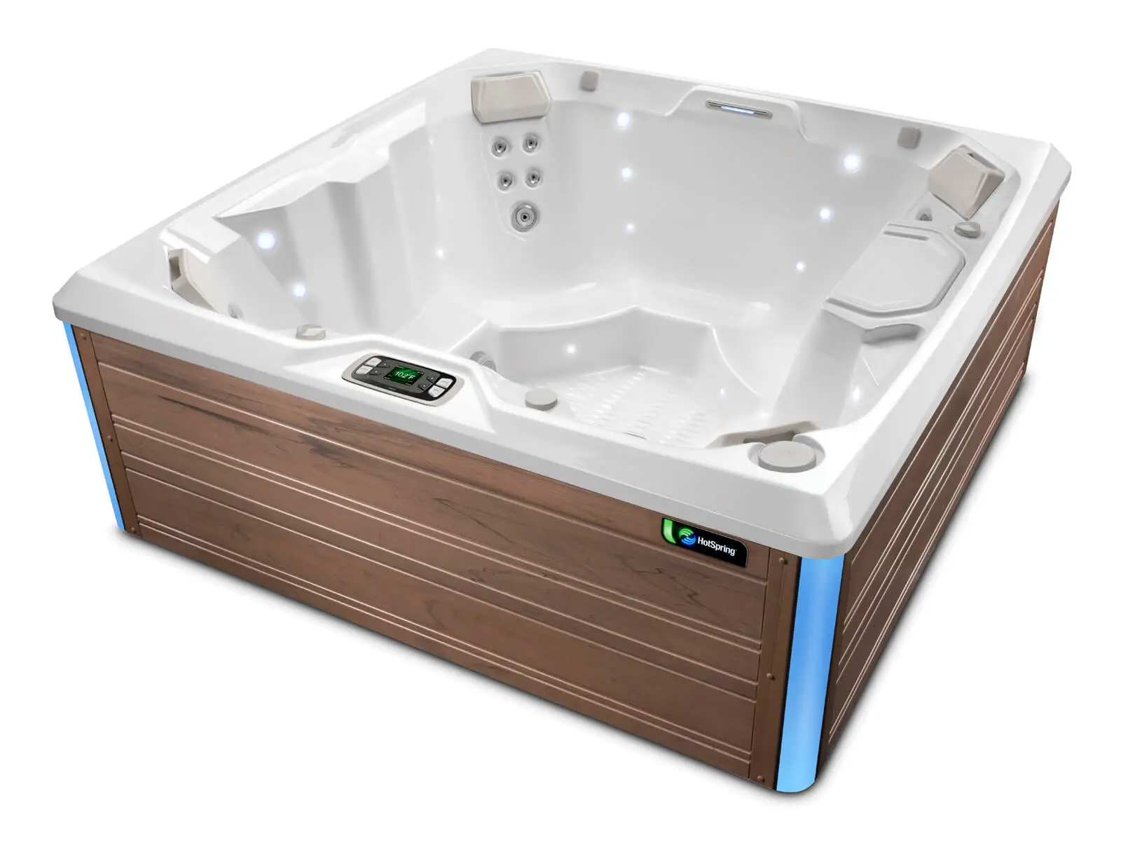 Beam™ hot tub, exterior view