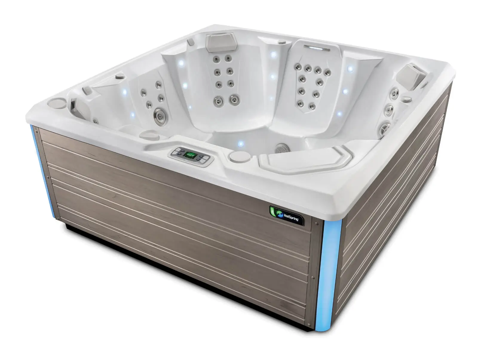 Flash™ hot tub, exterior view